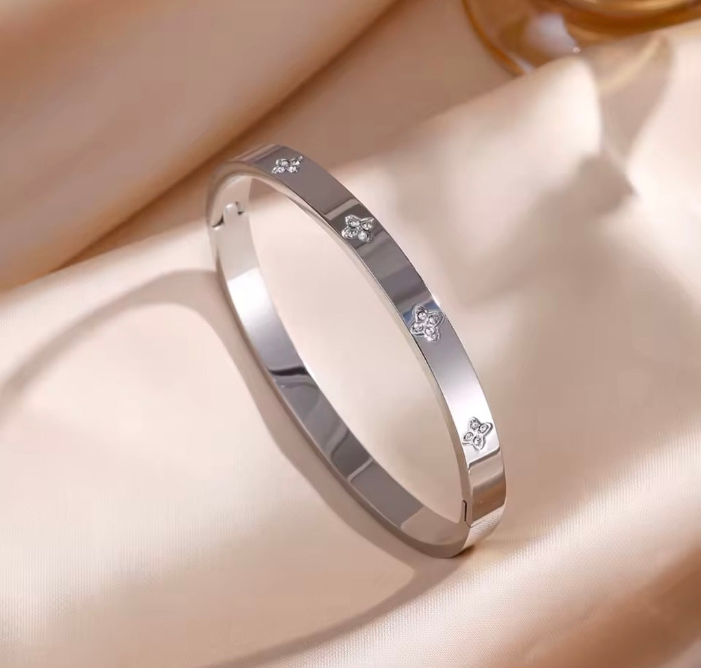 Luxury Edelstahl Armband für Damen – Elegantes Schmuck Armband mit Zirkonia