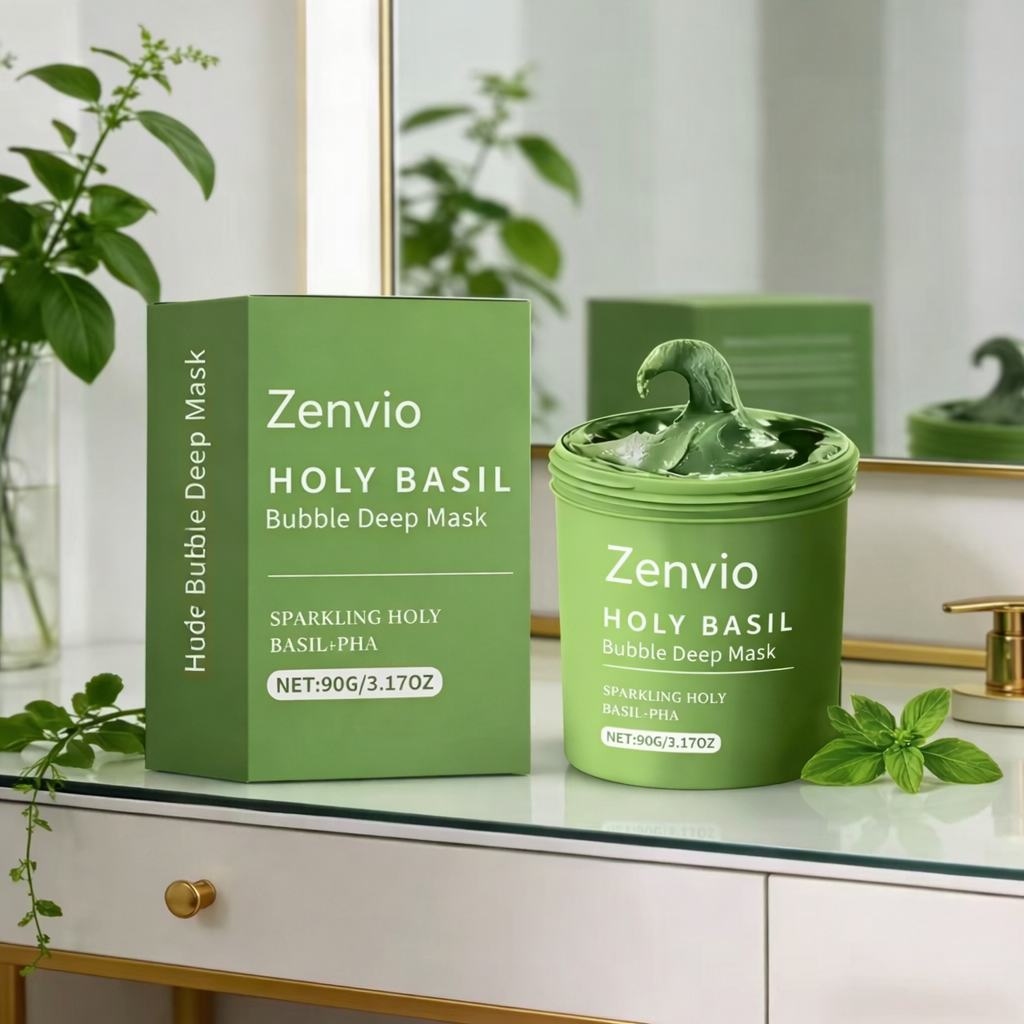 Holy Basil Bubble Deep Mask – Tiefenreinigende Gesichtsmaske gegen Mitesser & fettige Haut