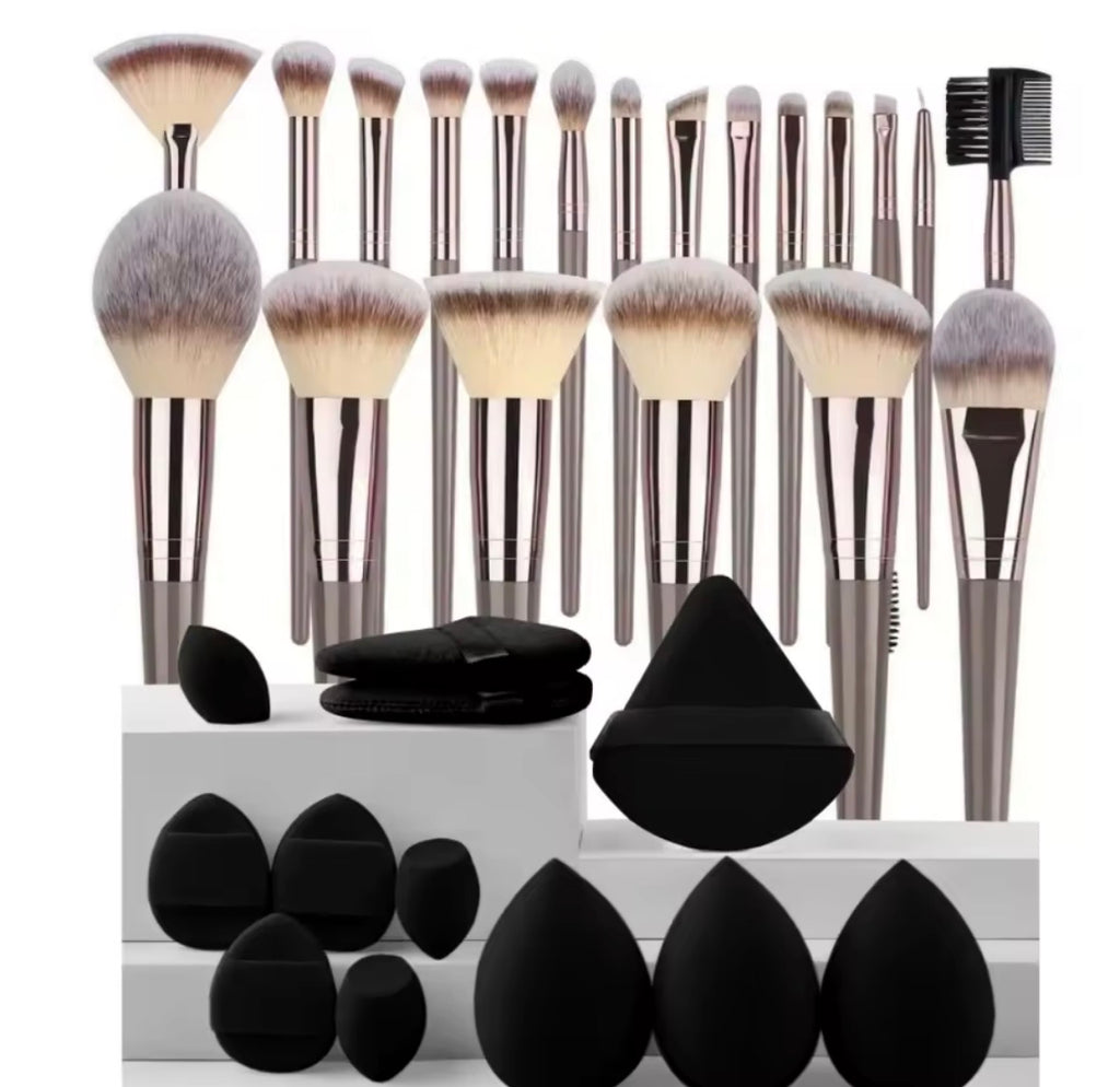 Professionelles Make-up Pinsel Set – 20-teilig mit Beauty Blender