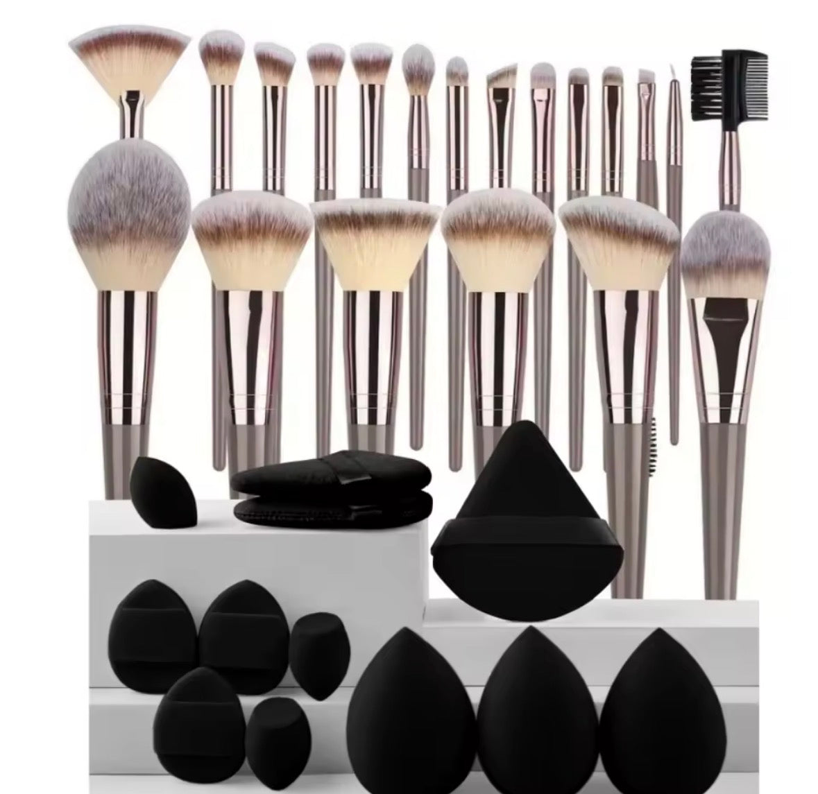 Professionelles Make-up Pinsel Set – 20-teilig mit Beauty Blender