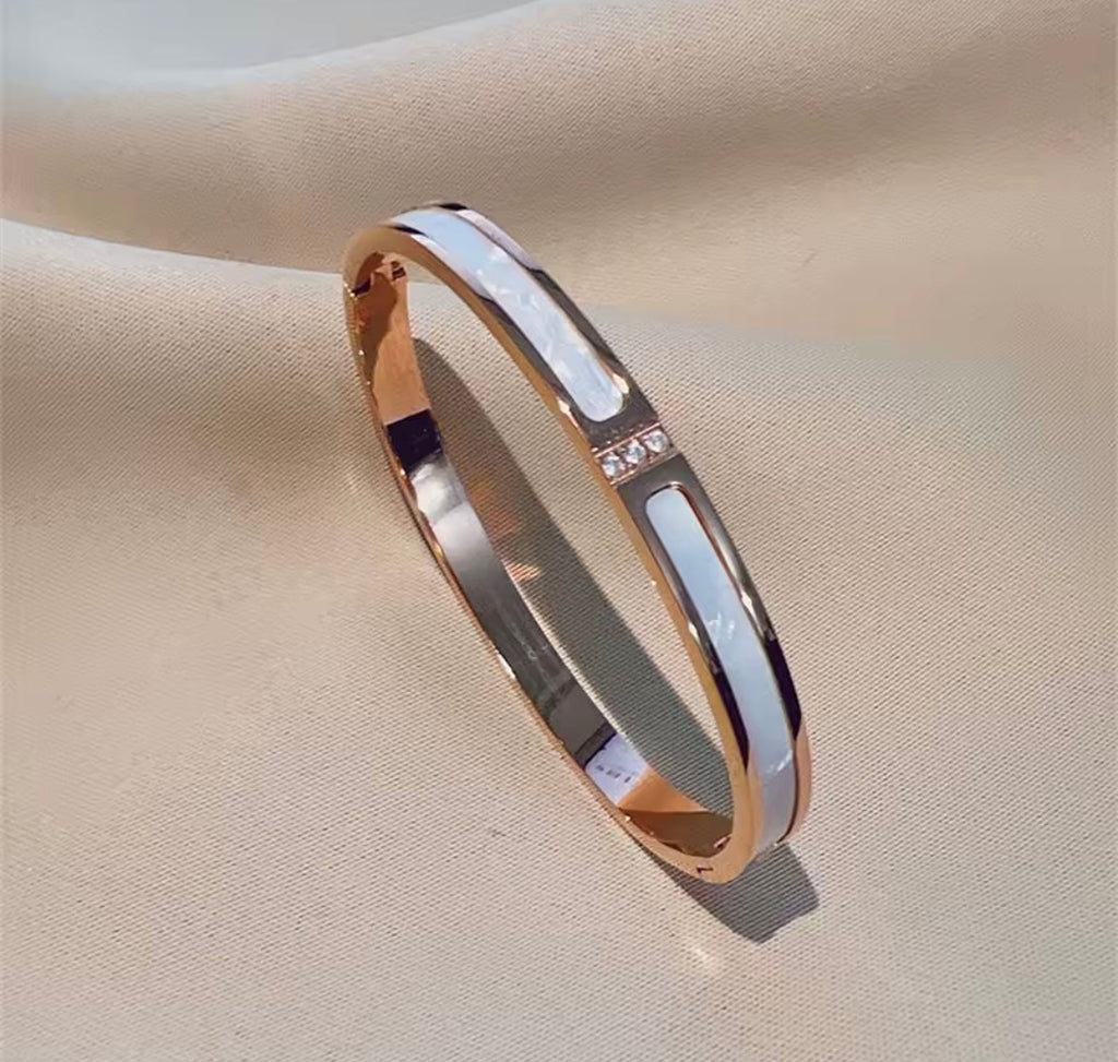 Luxury Edelstahl Armband für Damen – Elegantes Schmuck Armband mit Zirkonia