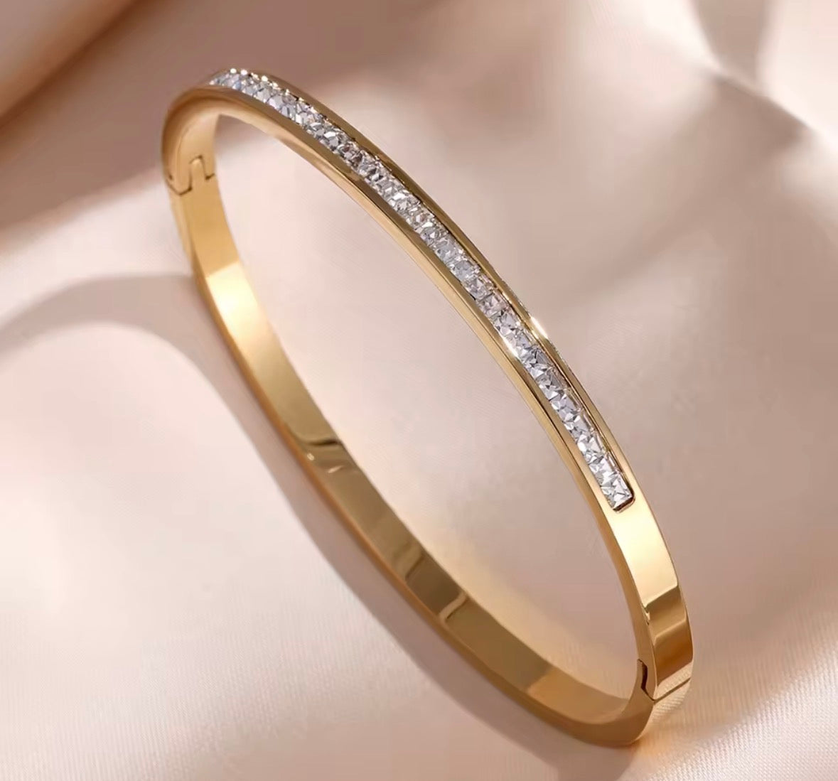 Luxury Edelstahl Armband für Damen – Elegantes Schmuck Armband mit Zirkonia