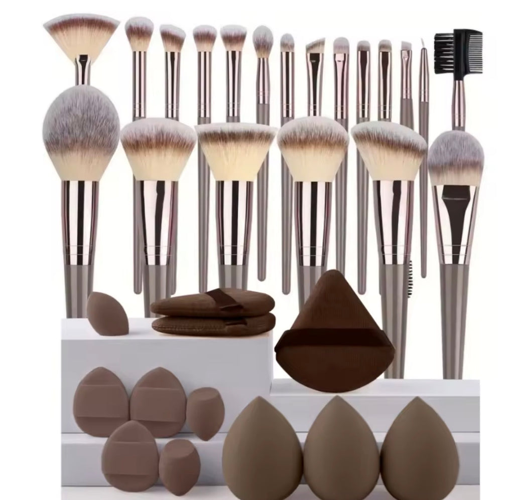 Professionelles Make-up Pinsel Set – 20-teilig mit Beauty Blender