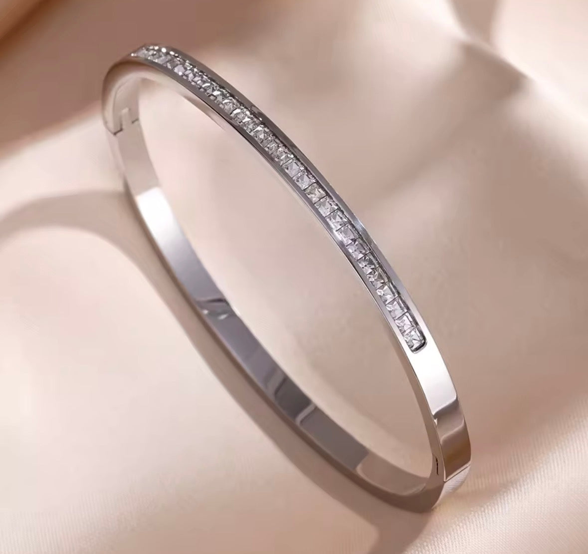 Luxury Edelstahl Armband für Damen – Elegantes Schmuck Armband mit Zirkonia