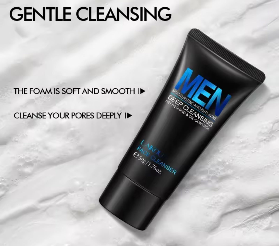 Men Deep Clean Face Wash – Feuchtigkeitsspendender Gesichtsreiniger