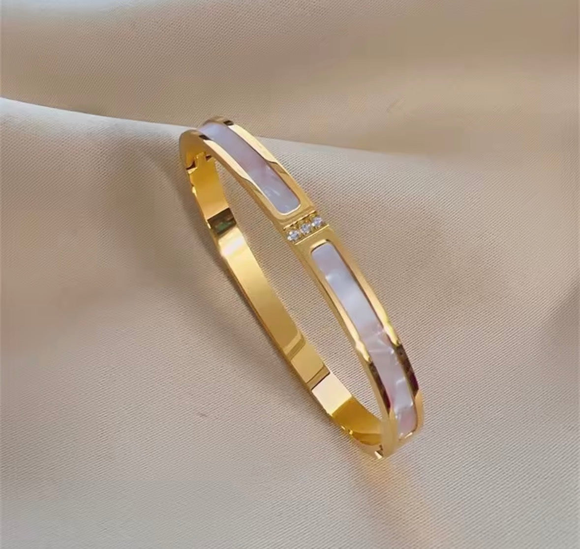 Luxury Edelstahl Armband für Damen – Elegantes Schmuck Armband mit Zirkonia