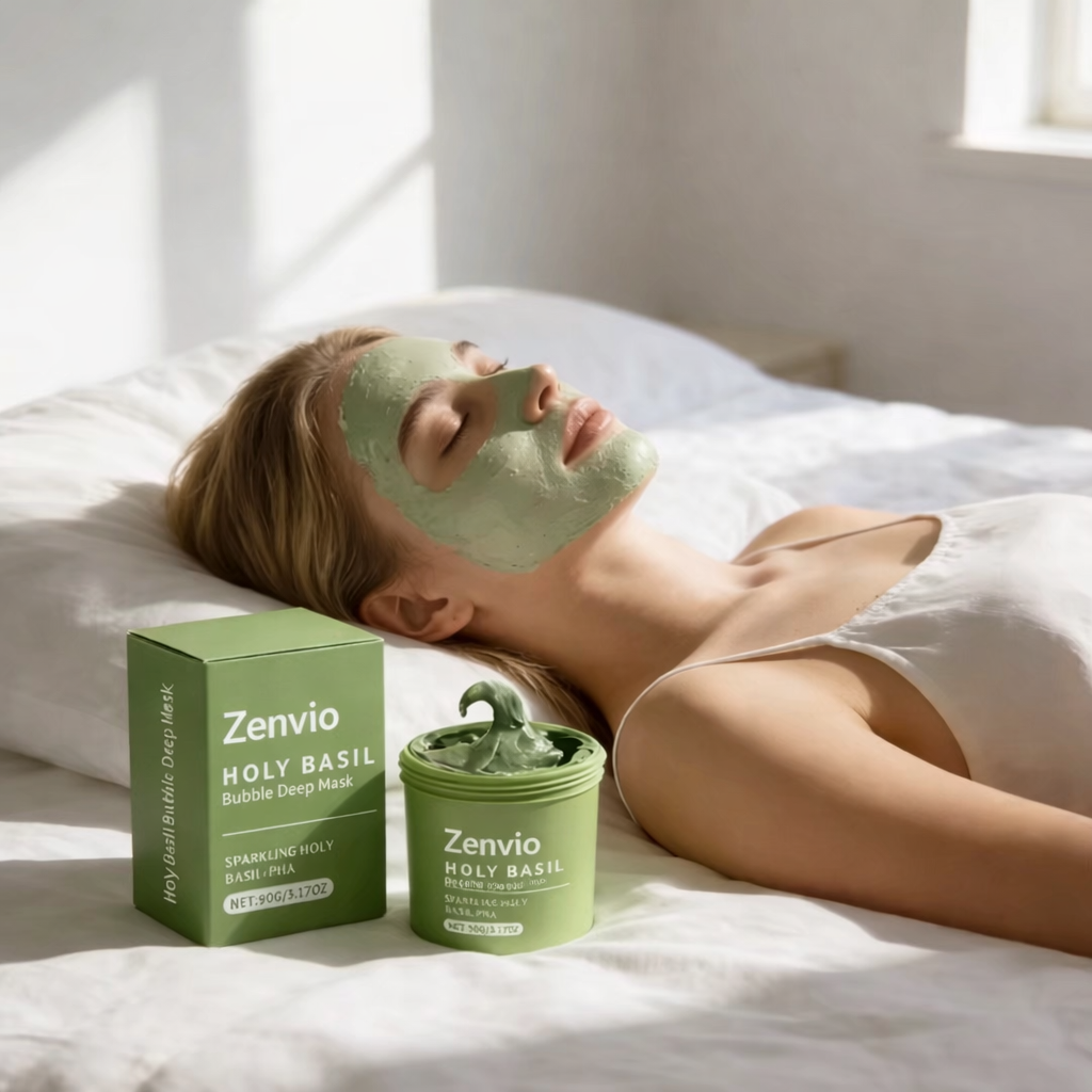 Holy Basil Bubble Deep Mask – Tiefenreinigende Gesichtsmaske gegen Mitesser & fettige Haut